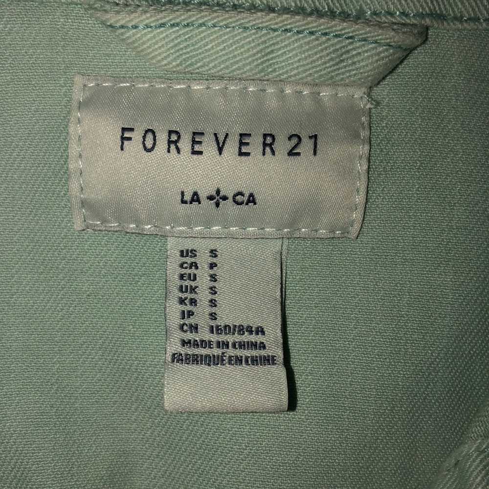 Jean turquoise jacket